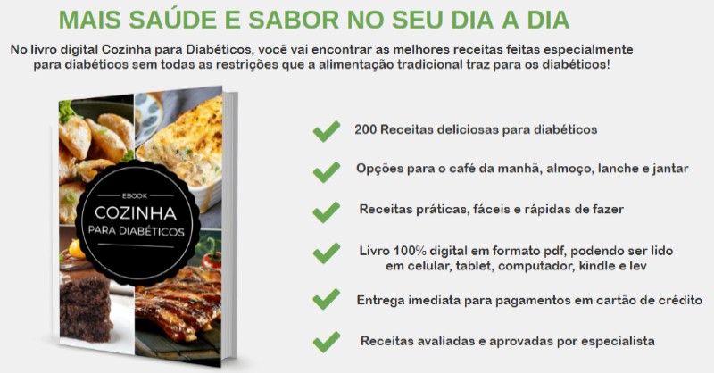 Cozinha para Diabéticos - eBook com Receitas para Controlar a Diabete da Helena Matos