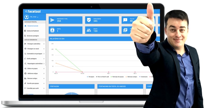 FaceTool - Ferramenta de Automação para Facebook do Fernando Nogueira - Funciona, É bom, Vale a Pena